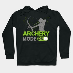 Archery Mode on Archer Gifts Hoodie